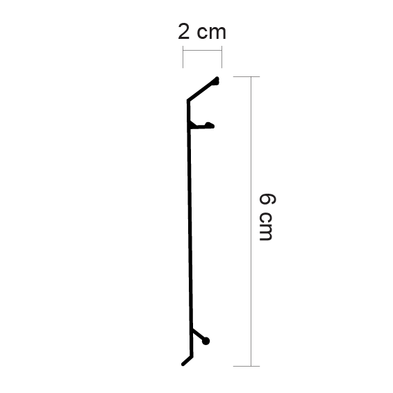 פנל אלומיניום לרצפה AS-600W