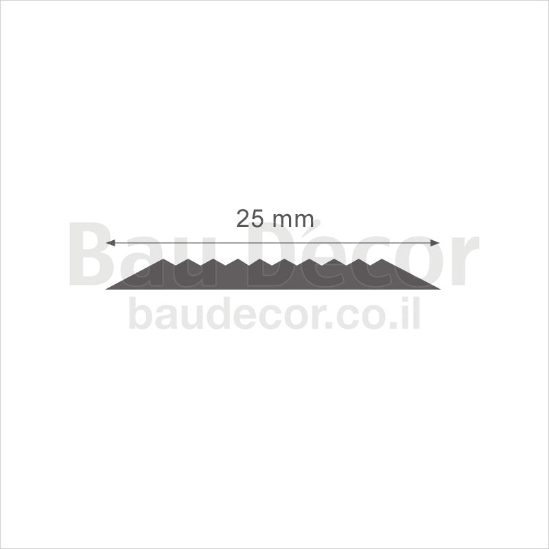 פרופיל אלומיניום דגם 5482 – סף לפרקט