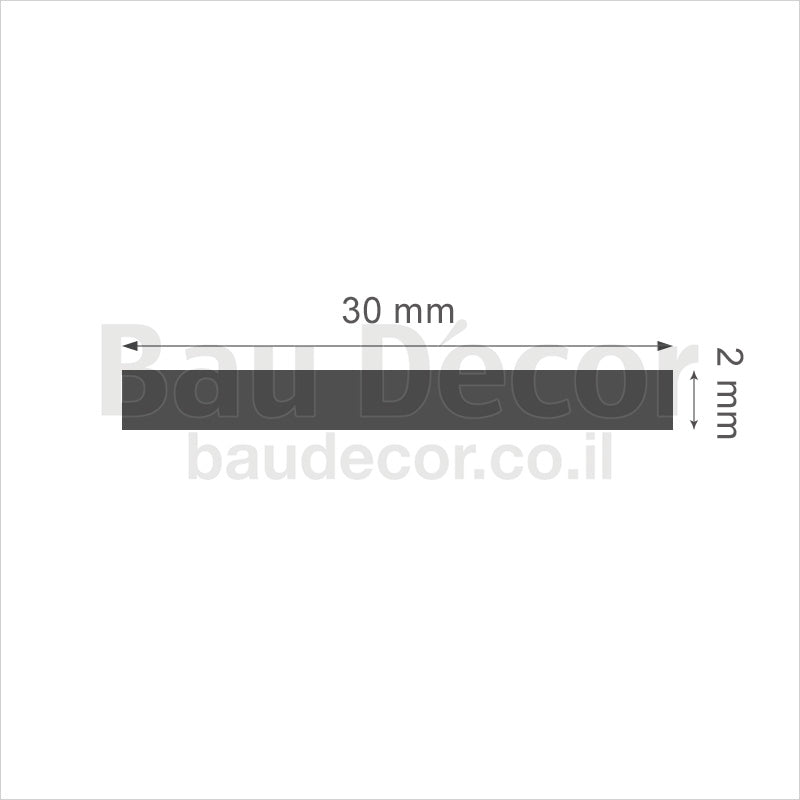 דגם 6374 - פלח (סף דלת) 30x2 מ״מ