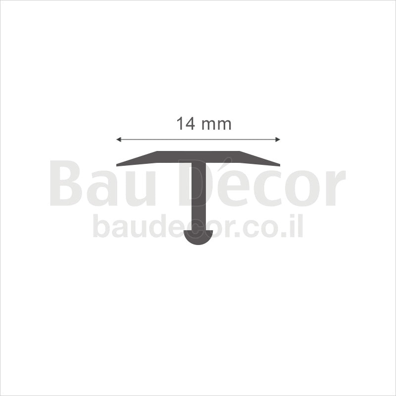 דגם 6720 - פרופיל T לפרקט 14 מ״מ