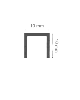 דגם NR-211 נירוסטה U 10*10